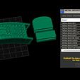 Weights.png men fashion alphabet m g d bracelets 3d printable