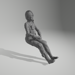 1.png STL file female pilot x wing star wars・3D printable model to download