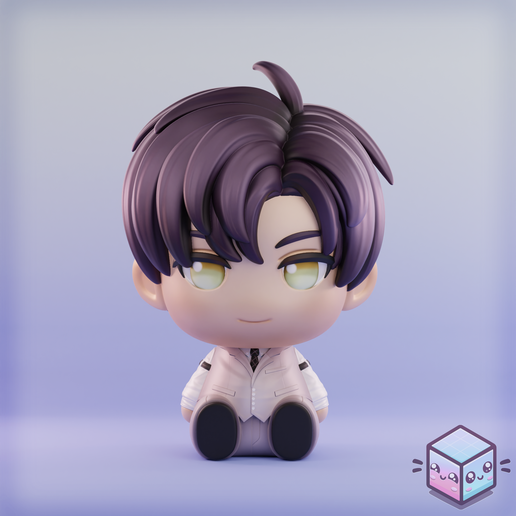 トリートメント chibi Cute chibi - Zayne Otome Game Love and Deepspace - Cults3D 3D