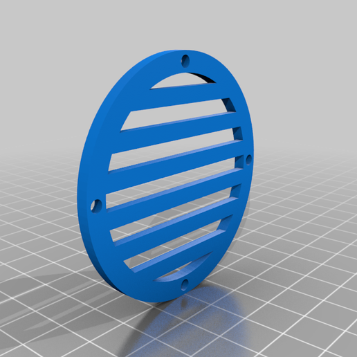 GRILLE VENTILATEUR 60MM - 3D model önizlemesi