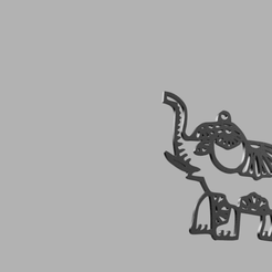 elefante.png Download free STL file Elephant keychain , keychen stl • Model to 3D print, jorgeasalinas