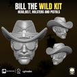 3.png Bill The Wild Kit 3D printable File For Action Figures