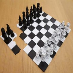 20191225_211843.jpg Simple Chess Board - Easy to print - fixed borders and corners - fixed size