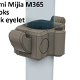 XIAO3.PNG Xiaomi Mijia M365 Hook and lock eyelet (with source file)