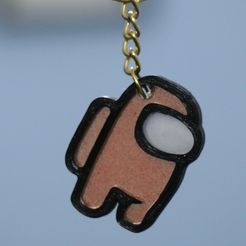 IMG_4199.jpg Archivo STL gratis Entre nosotros llavero・Modelo para descargar y imprimir en 3D