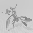 1.png Battle Queen Janna 3D Model