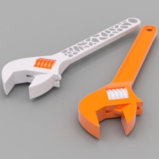 Crescent Wrench Pair 3D model