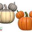 Halloween-Mickey-Pumpkin-Head-Candy-bowl-5.jpg Halloween Mickey Pumpkin Head Candy bowl 3D Printable Model
