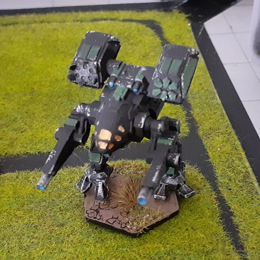 Bad Cat MK IV American Mecha 6mm scale - 3D model önizlemesi