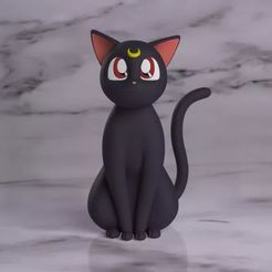 Crop_1679528962286.jpg 3D file Sailor moon cat・Model to download and 3D print