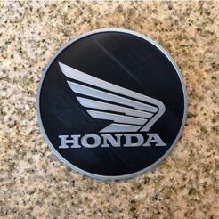 b8e7152a80a0f4007c99d07a28befd74_preview_featured.jpg Fichier STL gratuit Honda Motorcycles Logo Logo Signalisation・Design imprimable en 3D à télécharger