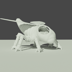 lexx2.png STL file Lexx(moth spaceship)・3D printable model to download