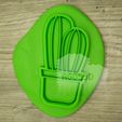 IMG_20190903_140753.jpg PACK 12 CACTUS - cookie cutter - mexican party, desert, summer - dough and clay cutter - 12cm