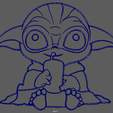 Baby_Yoda_Silhouette_01_Wireframe_01.png Baby Yoda Silhouette Wall