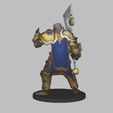 03.jpg Tirion Fordring - World Of Warcraft figure low poly