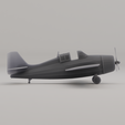 A-013-Lateral.png Grumman F4F Wildcat (Caça, Estados Unidos, Segunda Guerra Mundial, 1940)
