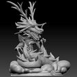 Preview16.jpg Shang Chi and Dragon Diorama - Marvel 3D print model