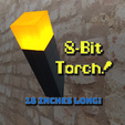 8-bit-torch-thumbnail.png 8 Bit Torch - Video Game Inspired Wall Sconce #LAMPSXCULTS