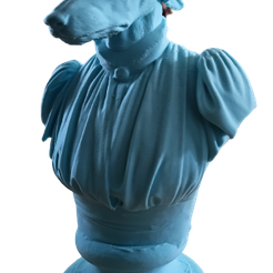mylady1.png Archivo STL mylady greyhound buste・Design para impresora 3D para descargar