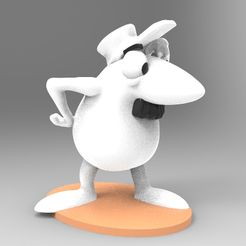 blanco.jpg STL file Mr. White・3D print design to download