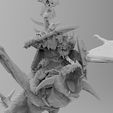Warboss on Wyvern (5).jpg Free STL file Boss Git on Pet Drake・Object to download and to 3D print