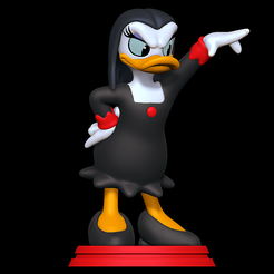 1.png STL file Magica De Spell - Darkwing Duck・3D printing design to download