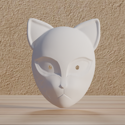 0001.png Fichier 3D Fichier : Cosplay Demon Slayer Kyojuro Rengoku masque au format numérique・Plan pour imprimante 3D à télécharger