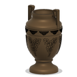 Amphore_v51 v22-m8.png amphora greek cup vessel vase v51 for 3d print and cnc