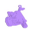 Motorcycle Just Ride Keychain.stl Motorcycle Just Ride Keychain