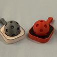 IMG_7366.jpeg Pickleball Clicker Fidget Toy Keychain Bag Charm
