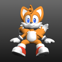 Free STL file Cursed Tails Doll (Sonic The Hedgehog) 🦔・3D