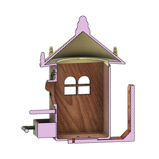 Bird-House-3-Analisi-v1.png STL file Bird House 3・3D print design to download, Upcrid