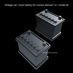 Proyecto-nuevo-2023-01-16T194512.757.png Fichier STL Vieille batterie de voiture / camion pour kit personnalisé diecast / rc / modèle réduit・Plan à imprimer en 3D à télécharger