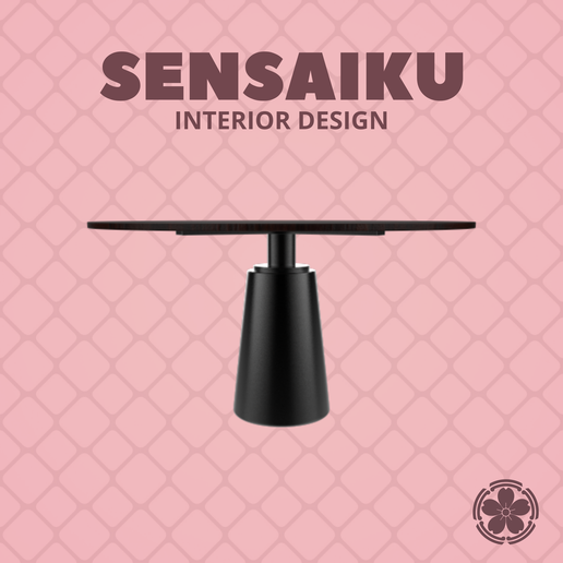 Miniature Replica 1:12 Lella Vignelli and Massimo Vignelli 25. Mesa Table for Miniature Dollhouse - 3D Print Instant Download - Miniature Furniture Designer Series