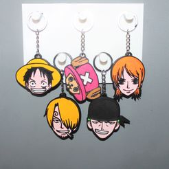 IMG_1370.jpg Archivo STL 5 Llavero One Piece 2・Modelo para descargar e imprimir en 3D