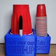 = =a Red Solo Cup & Shot Glass Holder (Remix)
