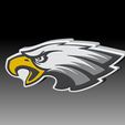 Eagle-School-Mascot.jpg Fichier STL Shampoing solide Philadelphia Eagles et moule pour pompe à savon・Objet pour impression 3D à télécharger