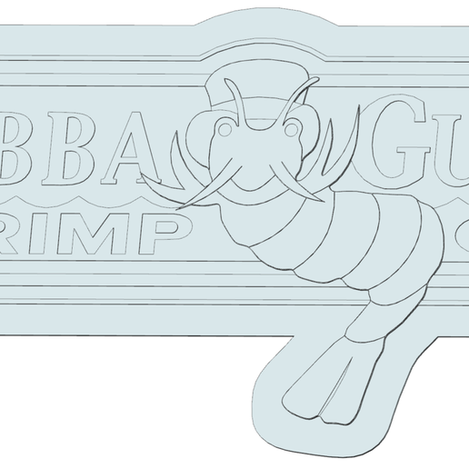 bubba gump shrimp printable logo