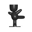 Vaso_100_negro_1.jpg JARRÓN MACETA ROBERT 100 Ballet - VASE FLOWERPOT ROBERT 100 Ballet