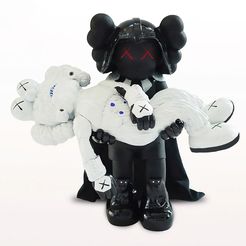 00000.jpeg STL file Kaws Gone Darth Vader and BFF Stormtrooper・3D printing model to download