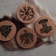 DSCN1160.jpg coasters with Viking symbols
