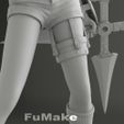 Yuffie15.jpg (PreSupport) 1/4 Yuffie Kisaragi Standing Posture Final Fantasy VII Remake