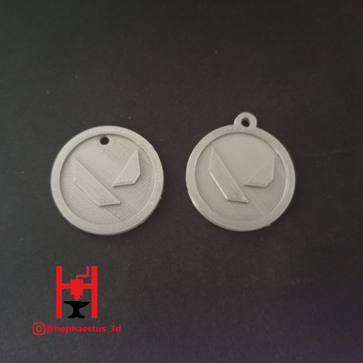 Valorant keychain 3D model
