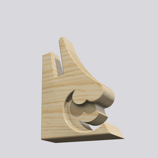 Glasses support 3D model