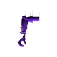 right arm.stl STL file STAR WARS ADVENT CALENDAR 2022 DAY #24 PTII, LEIA ELF SLAVE FIGURE, 3.75", 1/18 KENNER, HASBRO・3D printable design to download