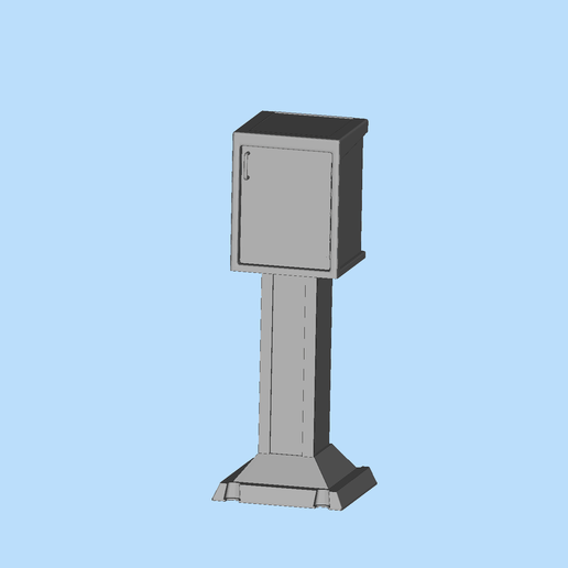 📨 63 xbb Street View Inbox Miniature Model・ STL File for 3D printing・Cults