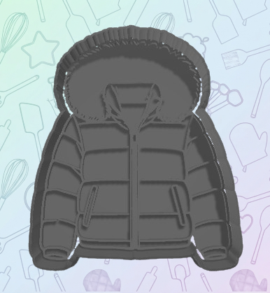 Puffer Jacket Cookie Cutter