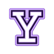 Y v1.stl Alphabet cutters