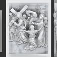 4-IV-STAZIONE-Gesù-incontra-la-sua-Madre-75-60-9mm.jpg Way Of The Cross-14 Stations of  Cross  Via Dolorosa Via Crucis