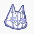 ASDADFF.png STL file AVOCATO COOKIE CUTTER - FINAL SPACE・3D printing idea to download